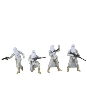 STAR WARS Vintage Collection Snowtrooper 4-pack packaging for shelf display.