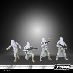 STAR WARS Snowtrooper 4-pack closed box packaging with Kenner branding.