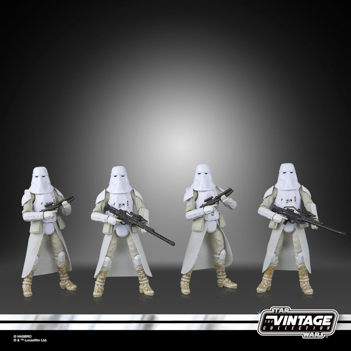 STAR WARS Snowtrooper 4-pack back details show removable backpacks.