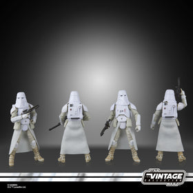 STAR WARS Snowtrooper 4-pack includes blaster accessories for display options.