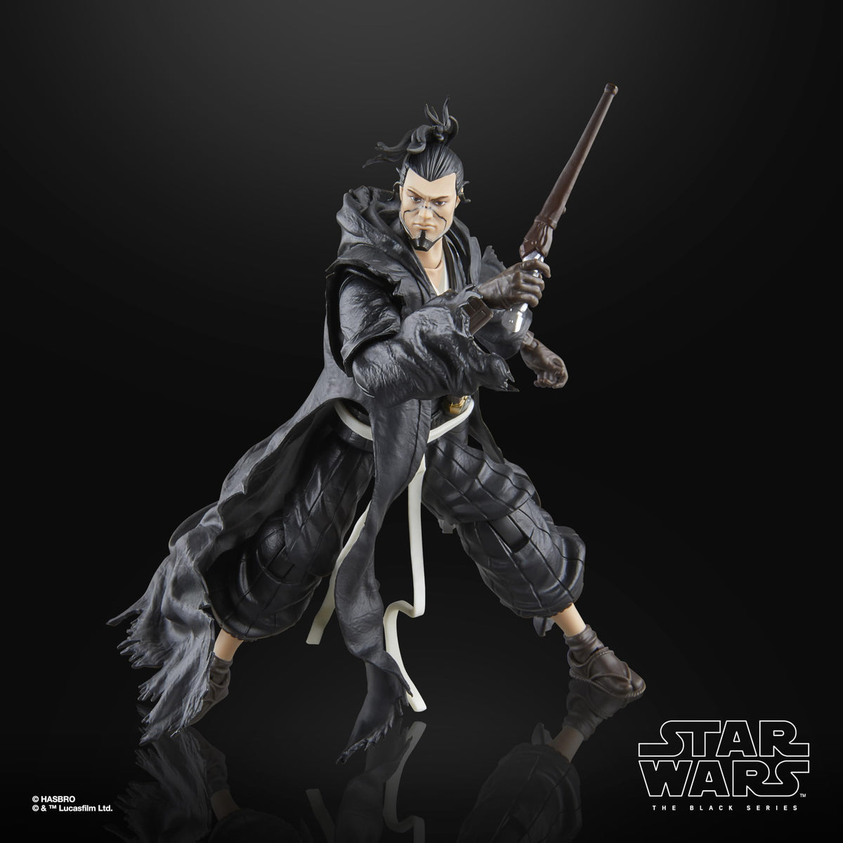 STAR WARS Visions Ronin close-up detail showing textured armor.
