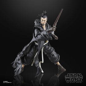 STAR WARS Visions Ronin close-up detail showing textured armor.