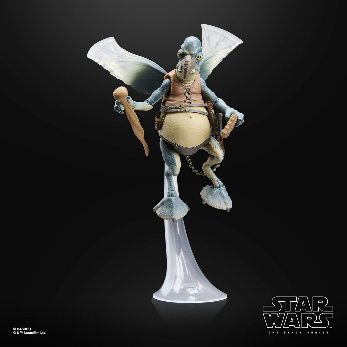 STAR WARS Watto clear stand supports mid-flight posing and stability