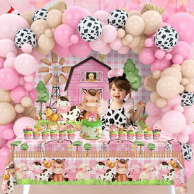 Staraise complete decor kit simplifies setup for a farmyard celebration.