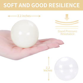 2-2 inch diameter balls support toddlers' grip and exploration