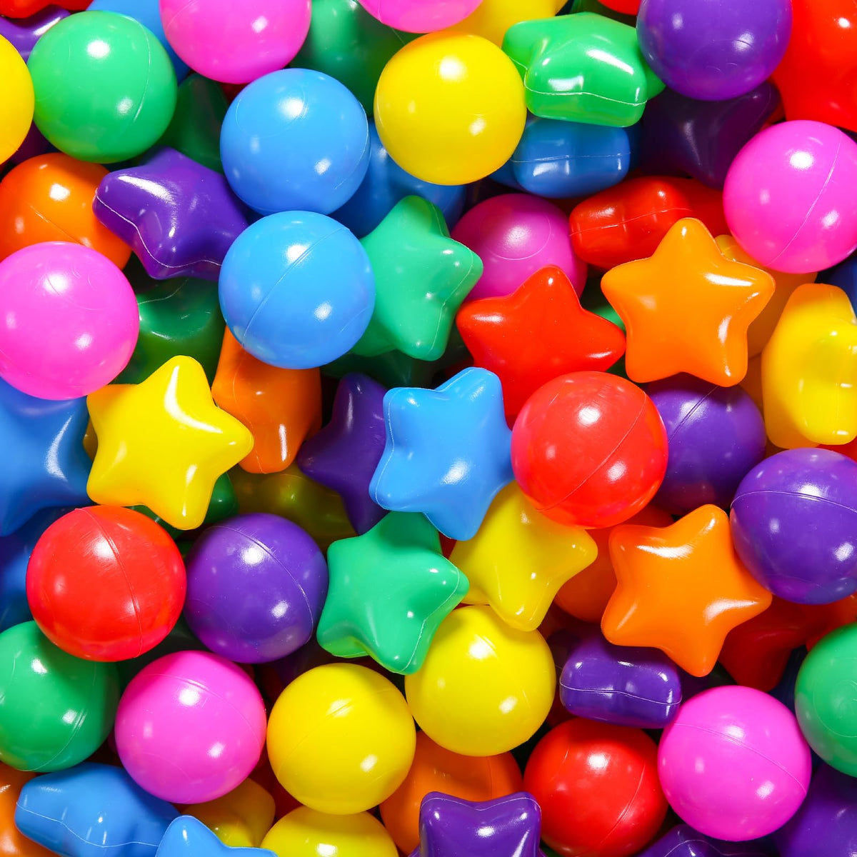 STARBOLO rainbow star ball pit balls for safe indoor play