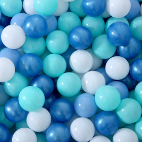 STARBOLO ball-pit balls in blue macaron mix for safe, colorful play