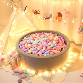 STARBOLO Durable plastic balls are easy to clean.