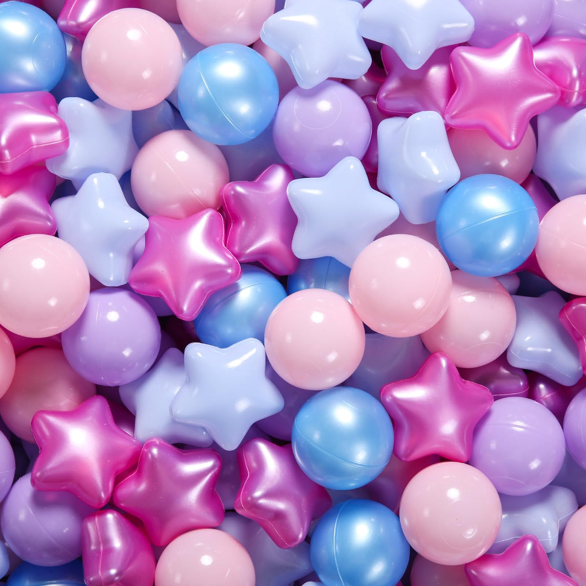 Starbolo star pit balls in a colorful play area boosting sensory exploration