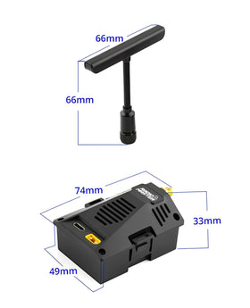 STARDRONE Ranger Micro compatibility with RadioMaster radios illustrated in layout.