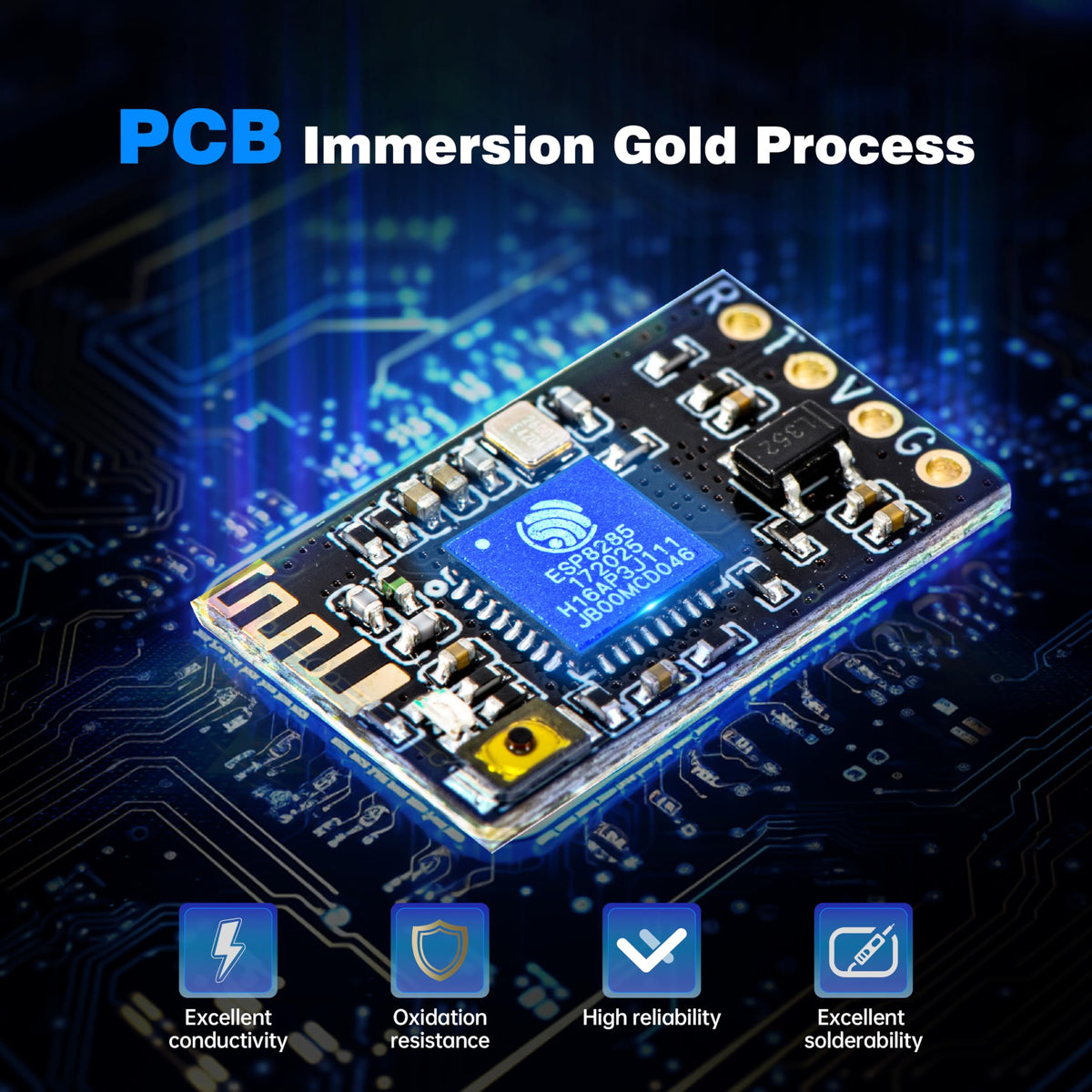 STARDRONE ELRS Nano PCB close-up showing compact design for micro drones