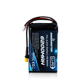 STARDRONE Radiomaster 6200mAh battery with XT30 and JST-XH plugs for quick connections.