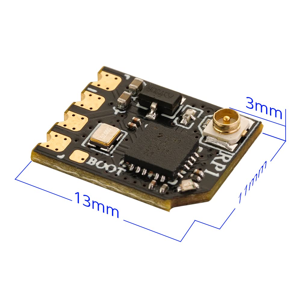 STARDRONE RP1 featuring SX1280 RF chip for stable ELRS signal.