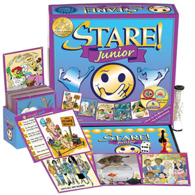 Stare Junior 30-second memorization rounds encourage quick recall during play.