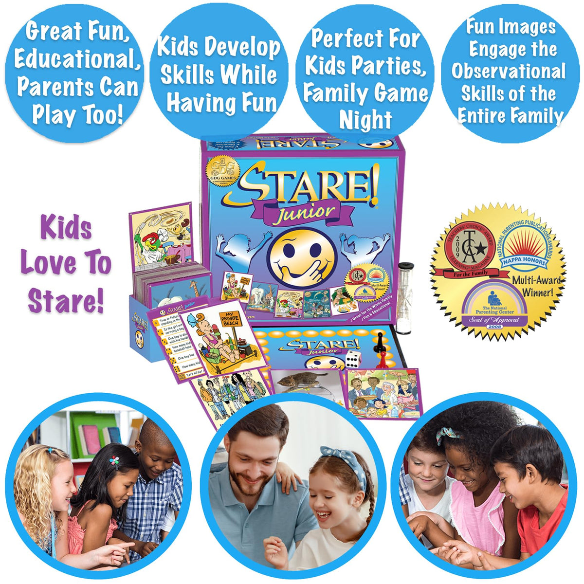 Stare Junior recalls details quickly, boosting engagement while kids learn through play.