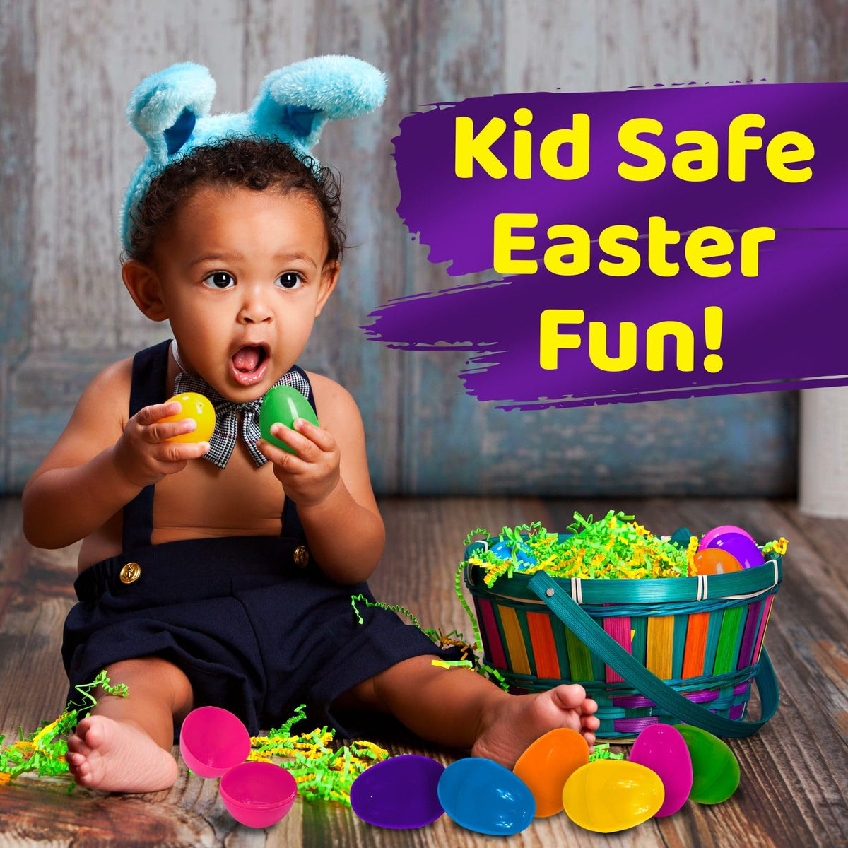 Stargo durable plastic Easter eggs designed for repeated use.