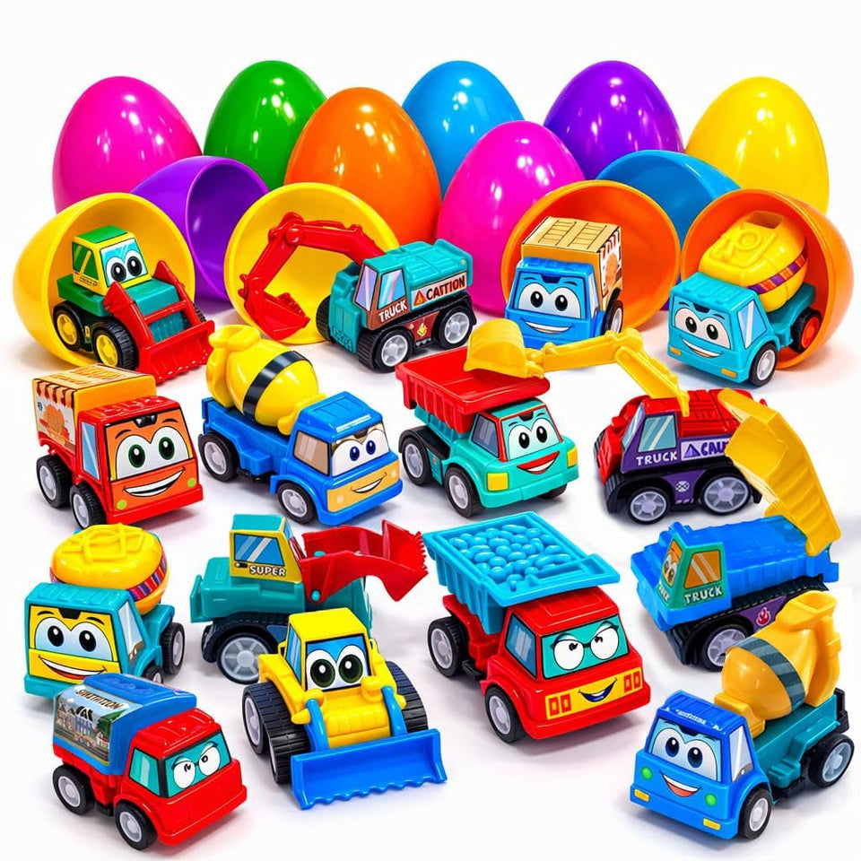 Stargo Easter egg with mini pull-back car for kids party favors