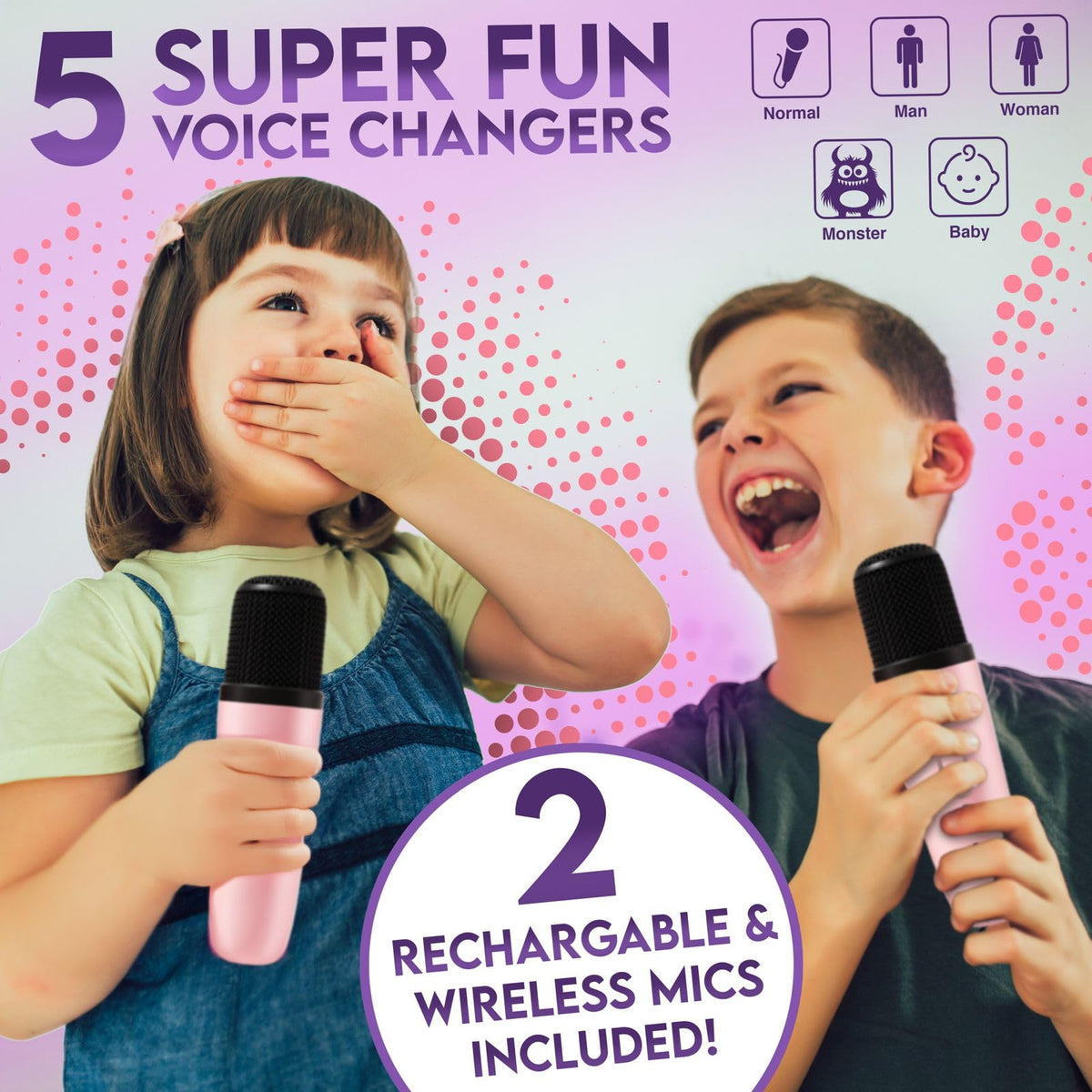 Stargo karaoke machine LED display for quick mode selection