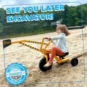 Stargo outdoor play tricycle with child exploring construction-inspired fun