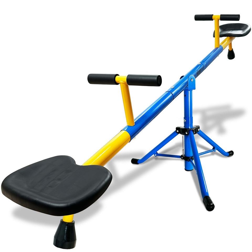 Stargo swivel teeter totter toddler-seat offers a comfy, secure ride for toddlers.