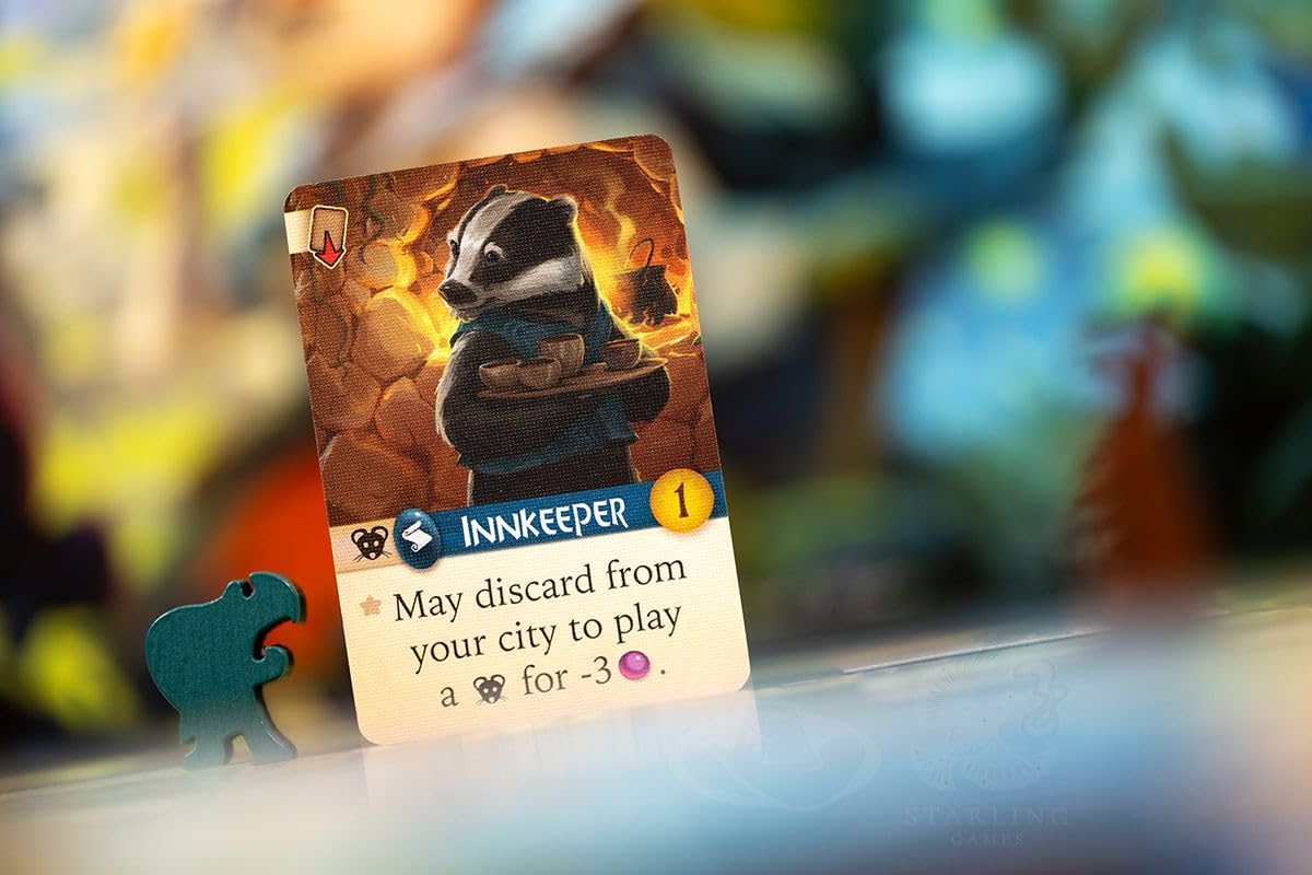Double-sided game board in Everdell Duo offers different setups and options
