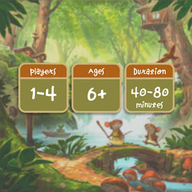 Starling Games Everdell family game night setup supports 2–4 players