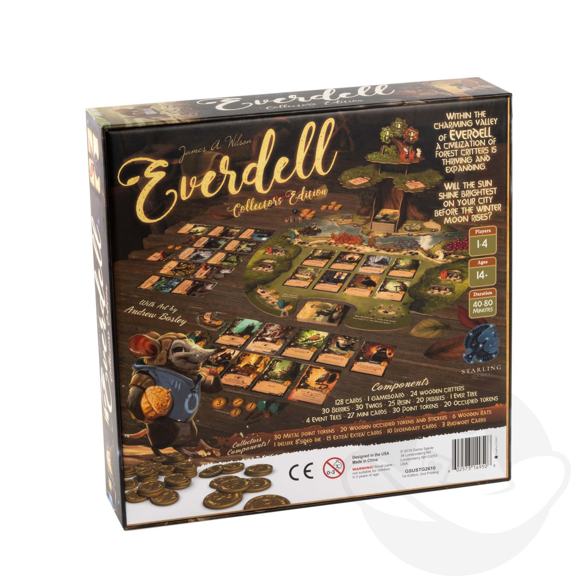 Starling Games Everdell Legends Expansion image highlighting expanded content