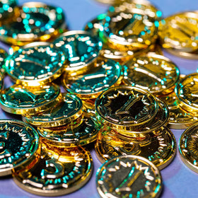 Starling Games Everdell metal tokens with tactile weight