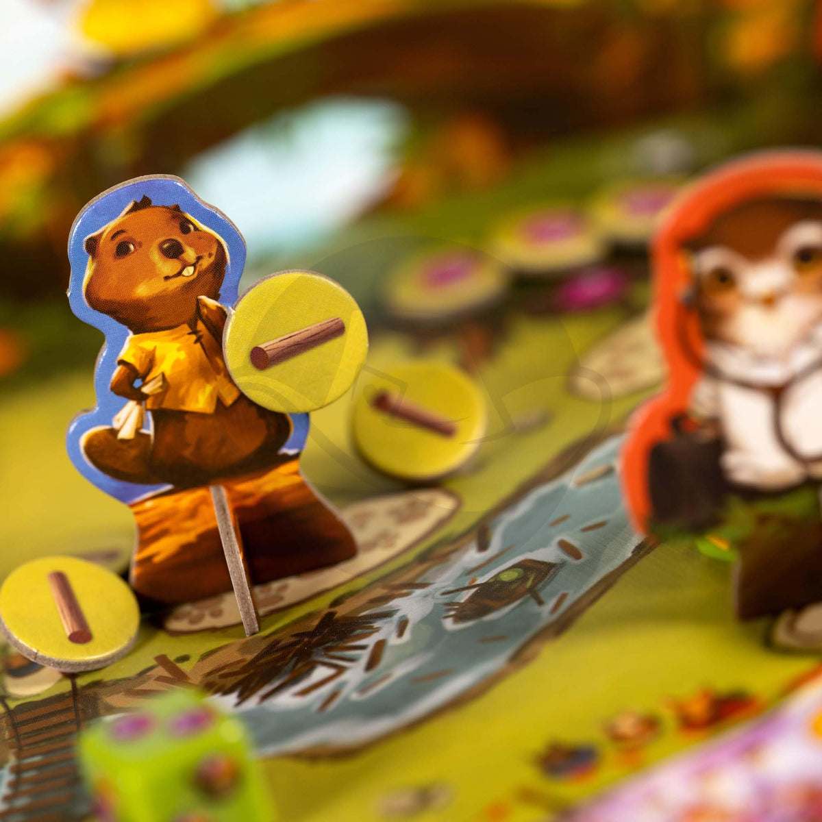 Starling Games Everdell rope bridges and forts enhance thematic setup