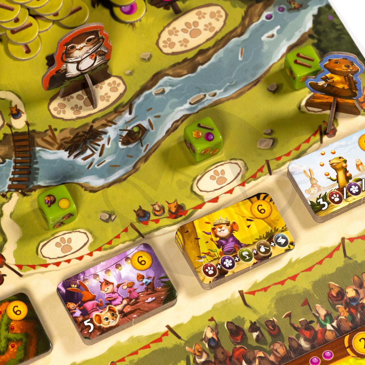 Starling Games Everdell tableau cards encourage planning and pattern matching