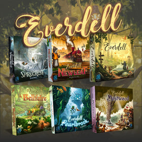 Starling Games Everdell upgraded critter meeples on the map