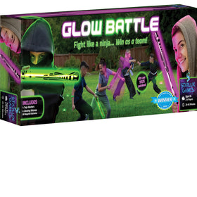Starlux Games glow battle swords duel in low light for immersive play
