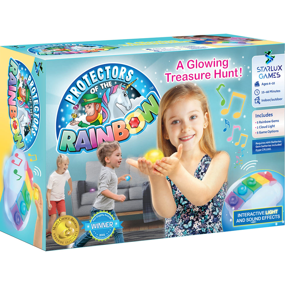 Starlux Protectors of The Rainbow glow-in-the-dark rainbow cloud for imaginative play.