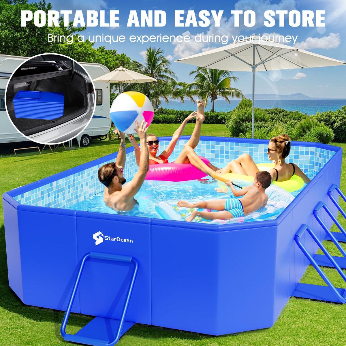 StarOcean 2026 backyard family-use pool with comfortable capacity