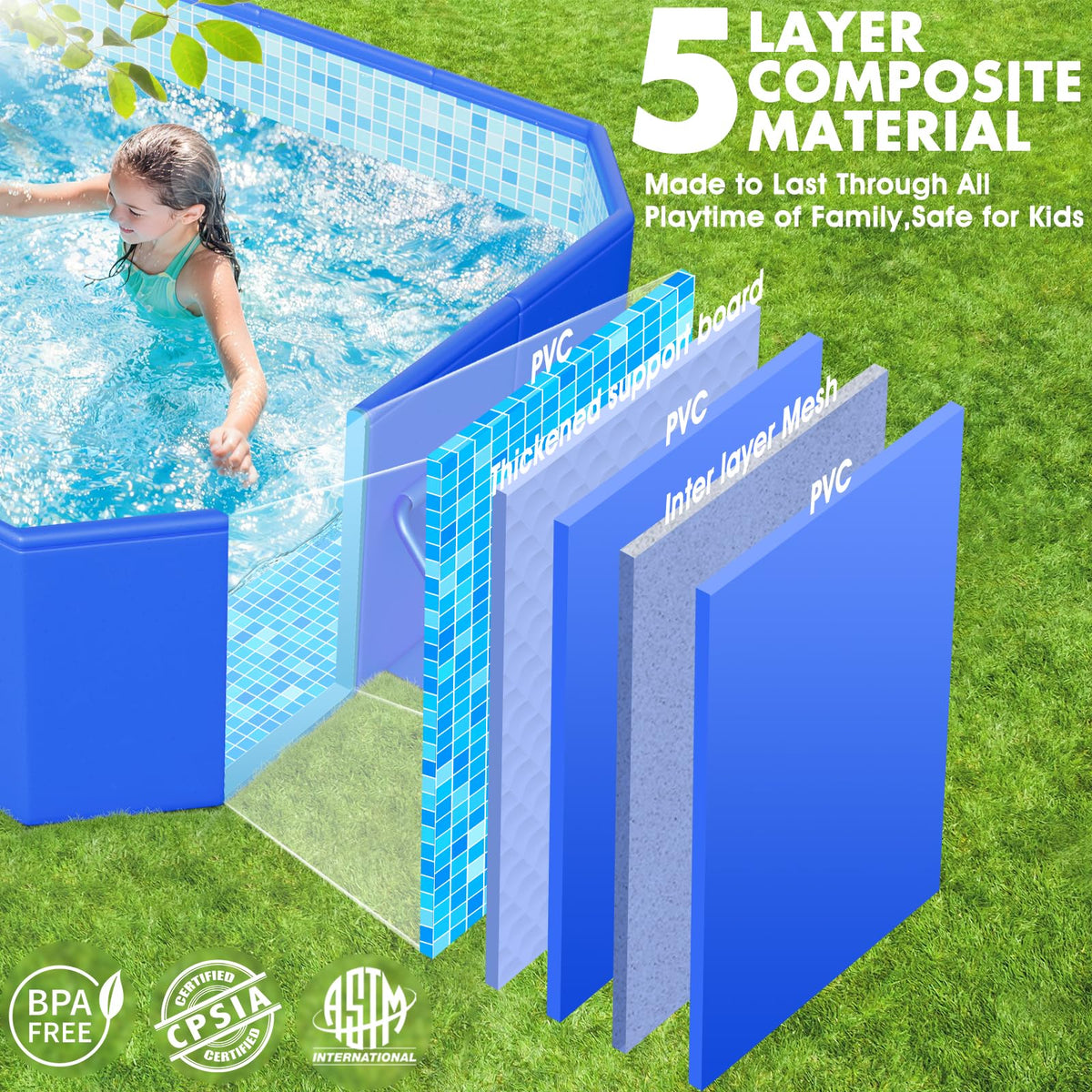 StarOcean 2026 foldable pool folds in four steps for easy storage