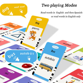 Startcan animal cards produce sounds for interactive pretend play.