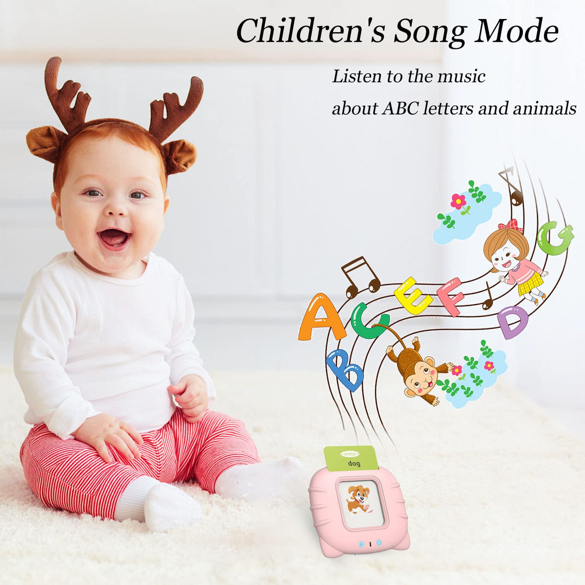 Startcan songs mode featuring ABC and seasonal tunes.