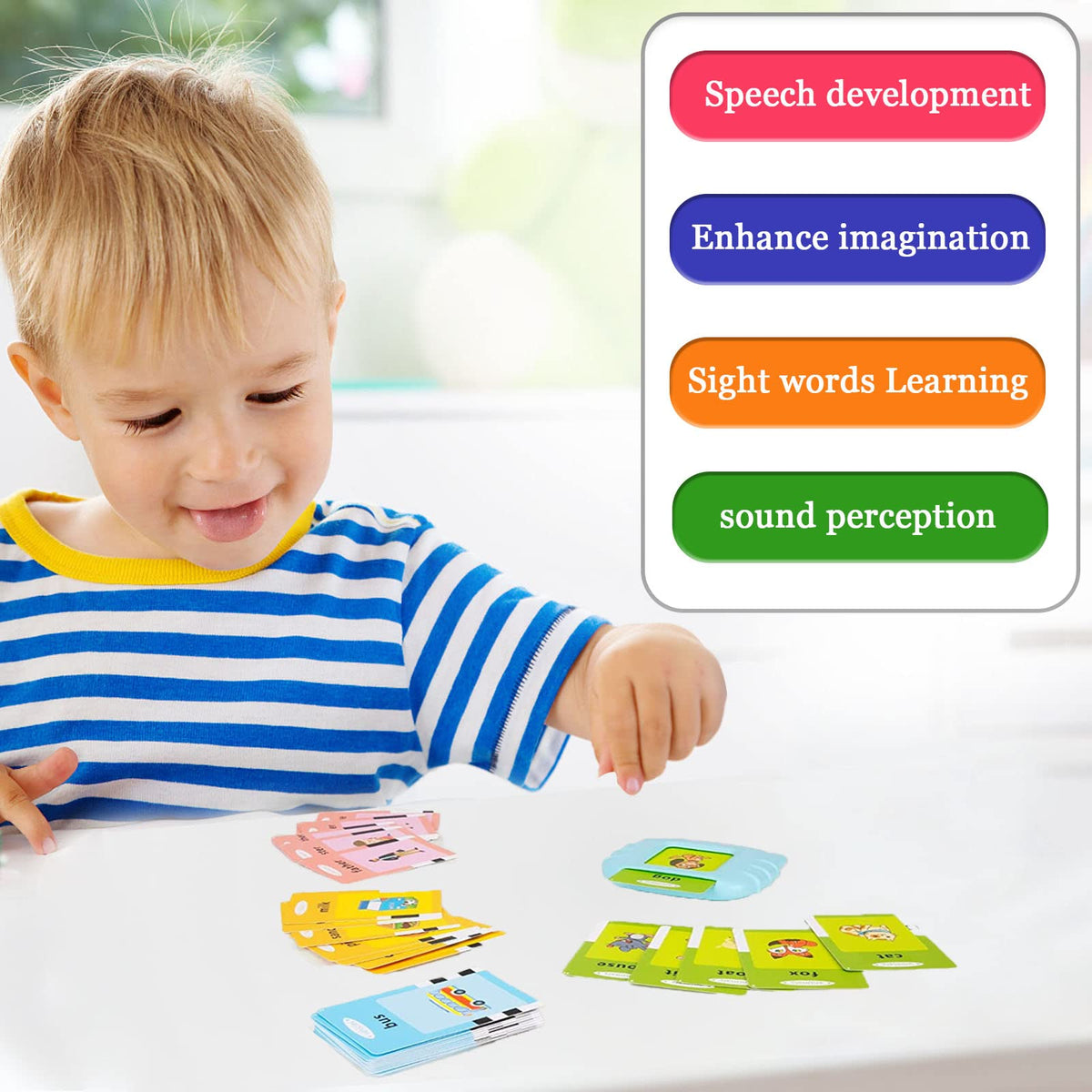 Startcan learning game mode keeps kids engaged during play.