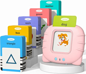 Startcan reader with cards engages toddlers in interactive learning and vocabulary practice.