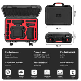 STARTRC Avata 2 case drone fit guarantees snug accommodation of Avata 2 components.