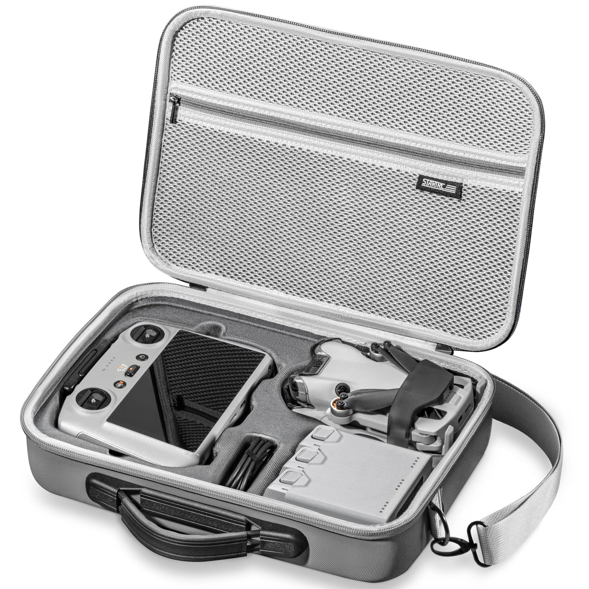STARTRC DJI Mini 4 Pro carrying case keeps gear organized on the go.
