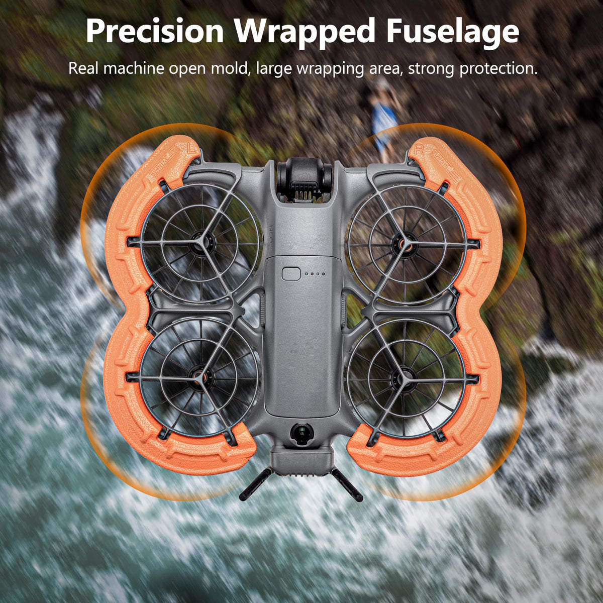 STARTRC fuselage fit design provides clean integration with DJI Neo 2