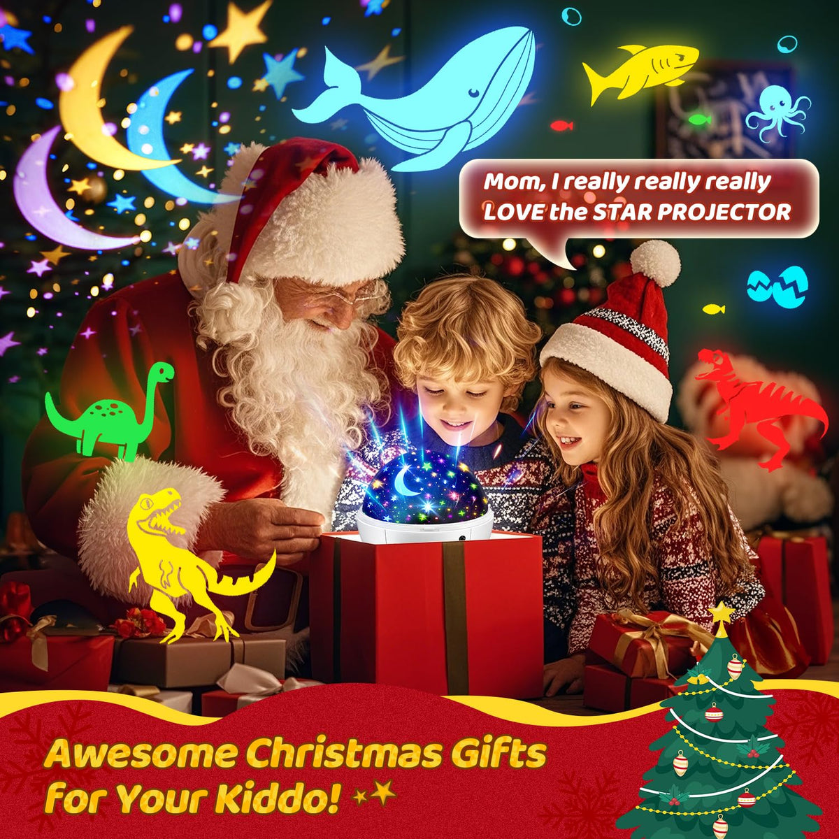 Staryou dino night projection supports calm bedtimes.