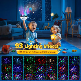 Staryou dinosaur projector shows ocean creatures for soothing evenings.