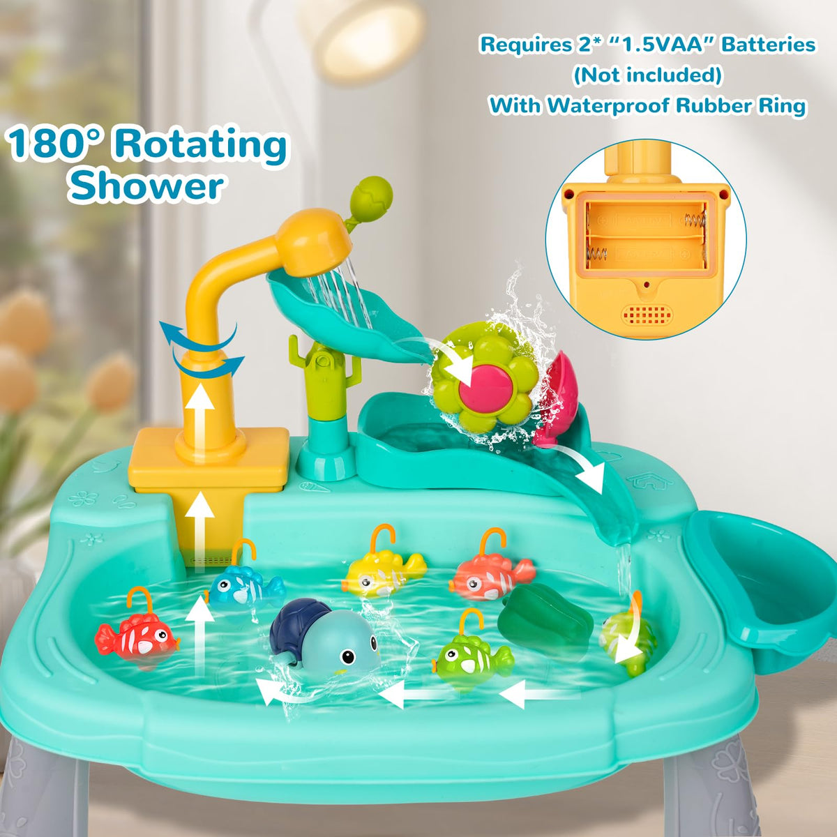 STBEIMEIMY water table with detachable legs for versatile setups
