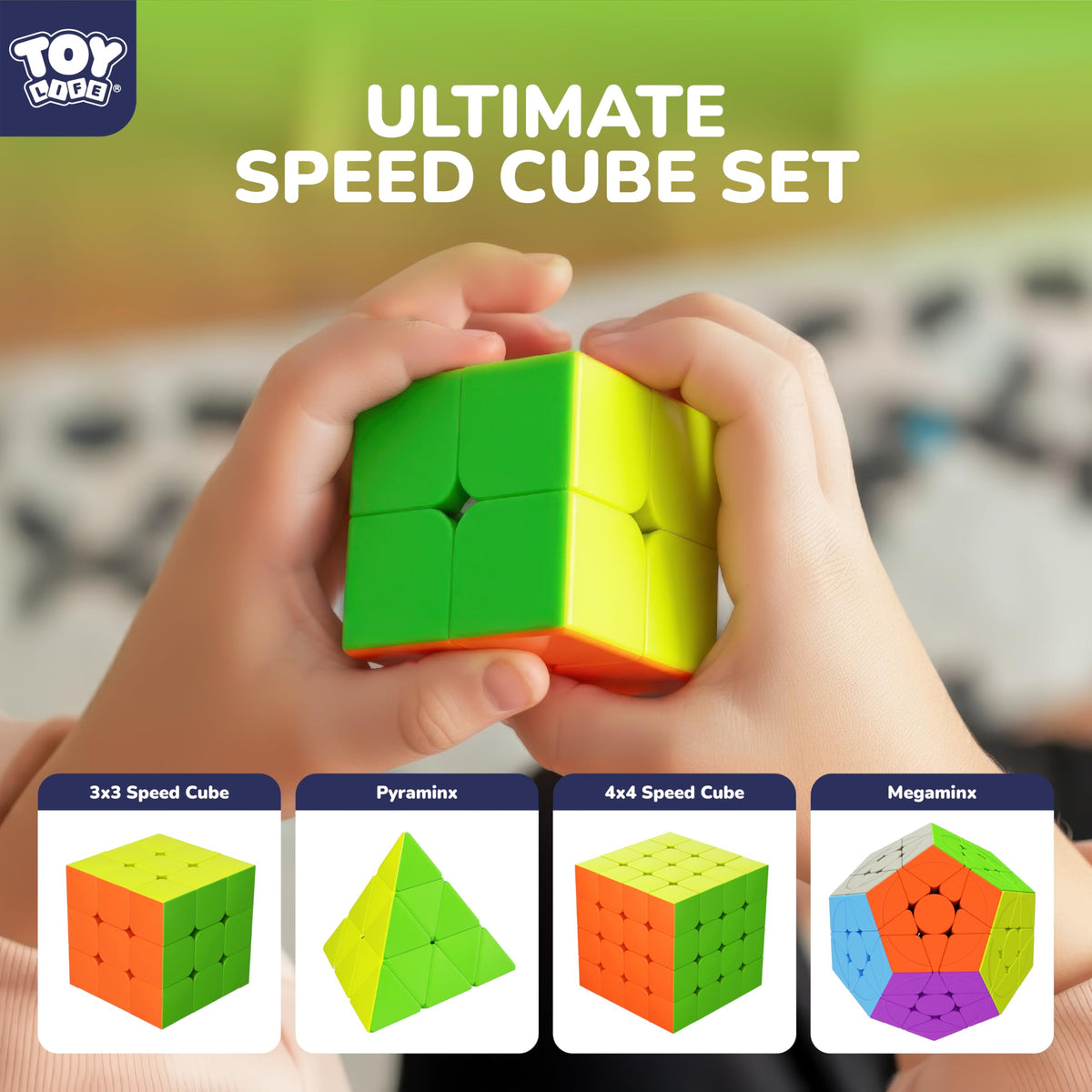 STEAM Life Speed Cube Set 4x4 features durable construction for lasting use