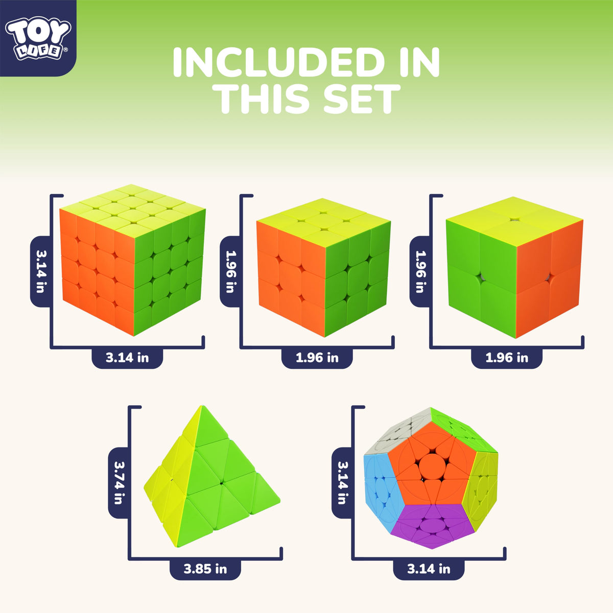 STEAM Life Speed Cube Set bundle display emphasizes variety and value