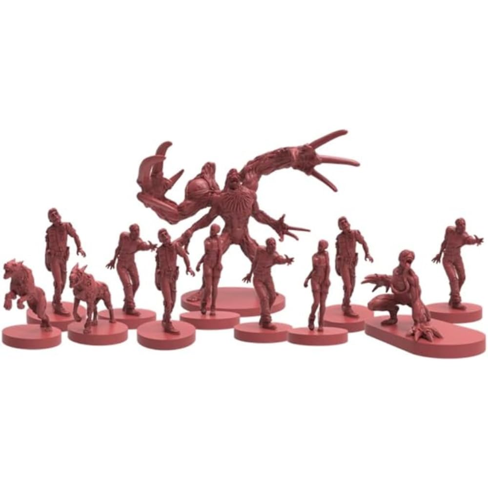 Raccoon City map segment from Steamforged's Resident Evil 2 board game for tense exploration.