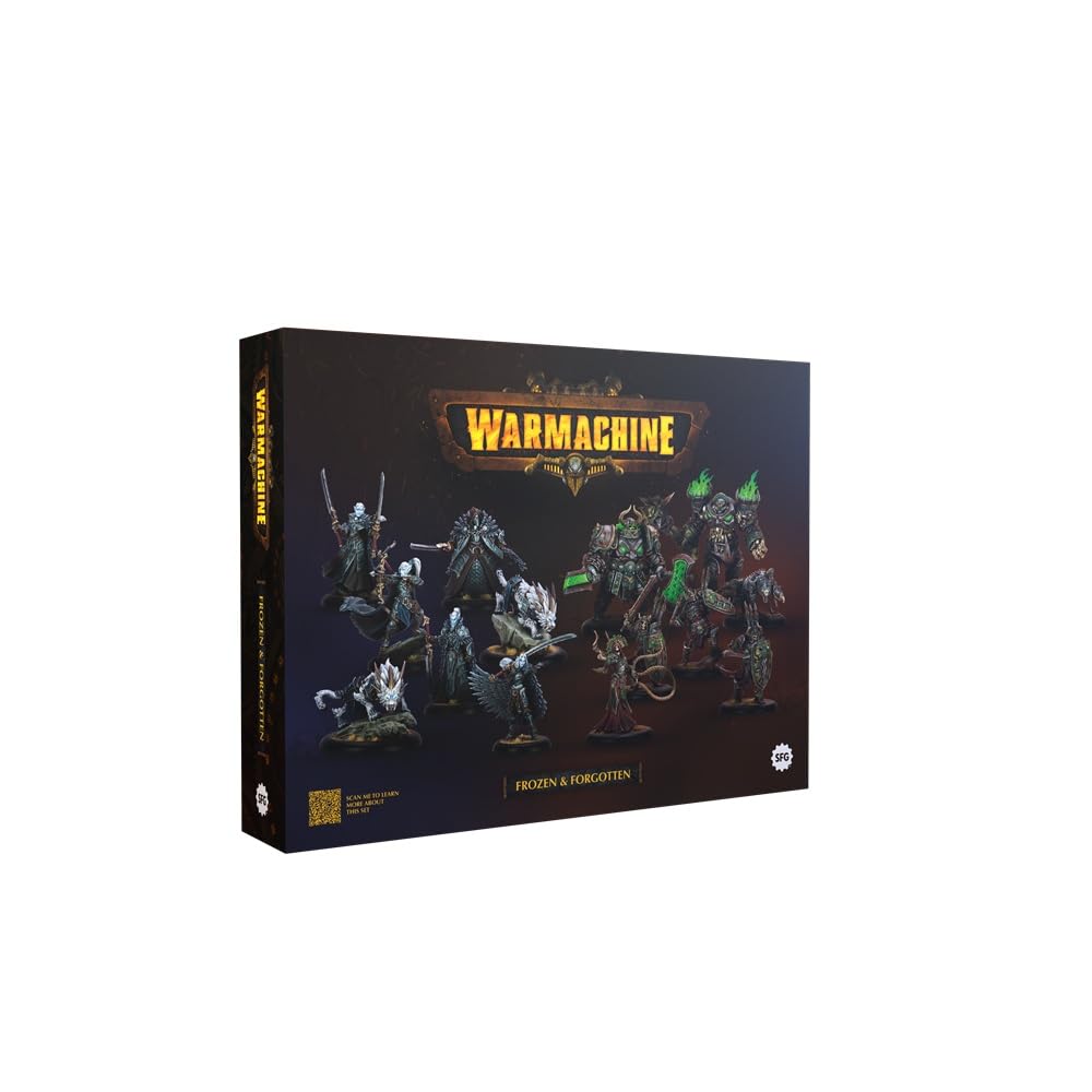 Steamforged Games STEIKDOSS326 War Machine miniatures ready for cinematic two-player winter battles.