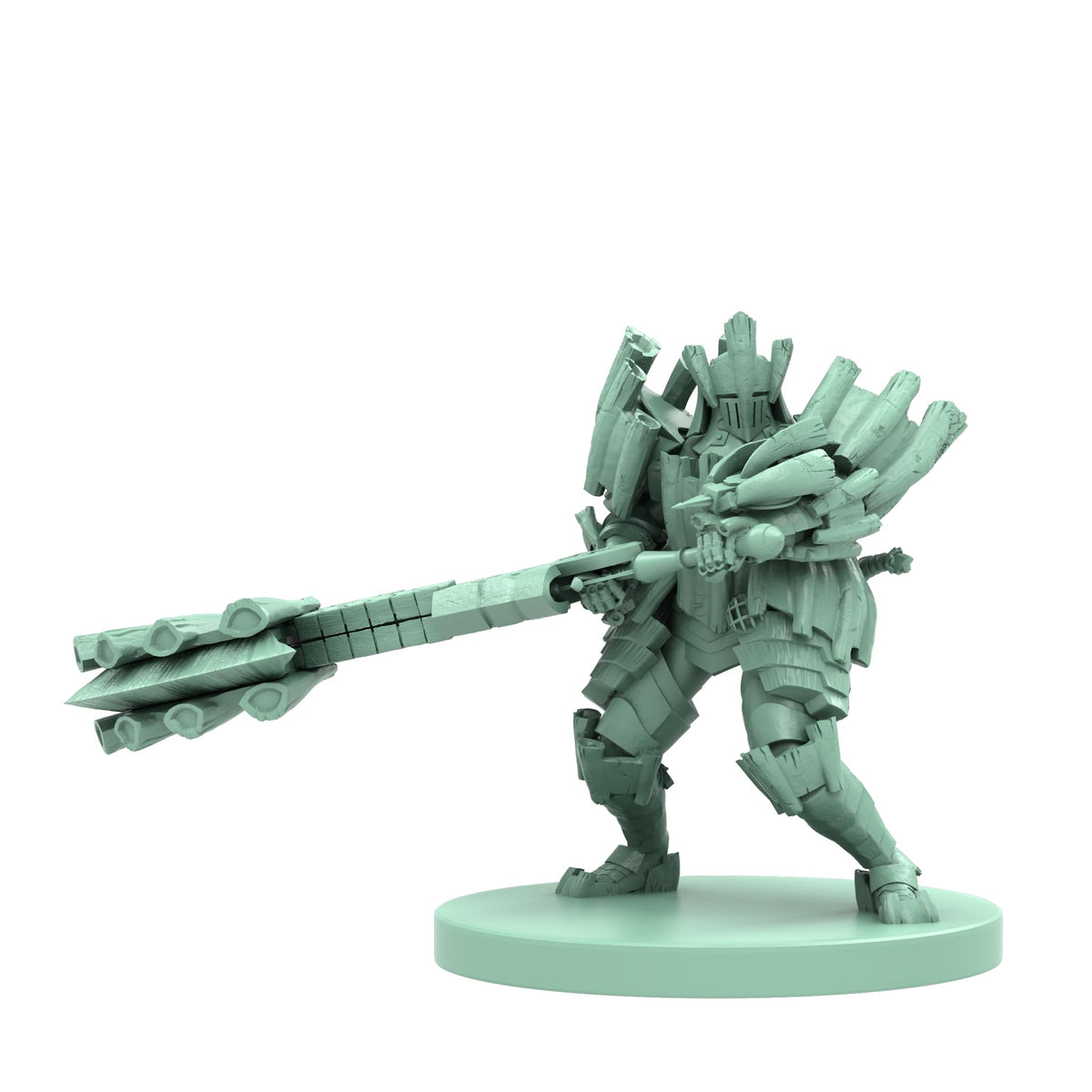 Steamforged Games Barroth miniature from Wildspire Waste ready for cooperative battle.